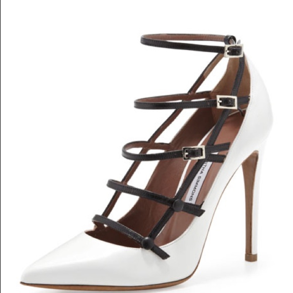 Tabitha Simmons Josephina Buckled Cage Pump